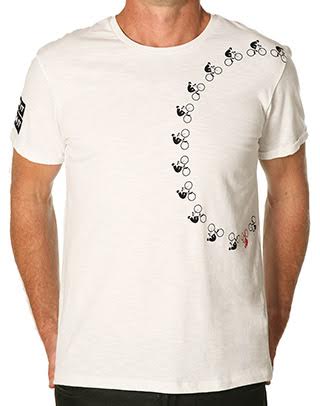 APRES VELO PEDAL DAMN IT TSHIRT WHITE