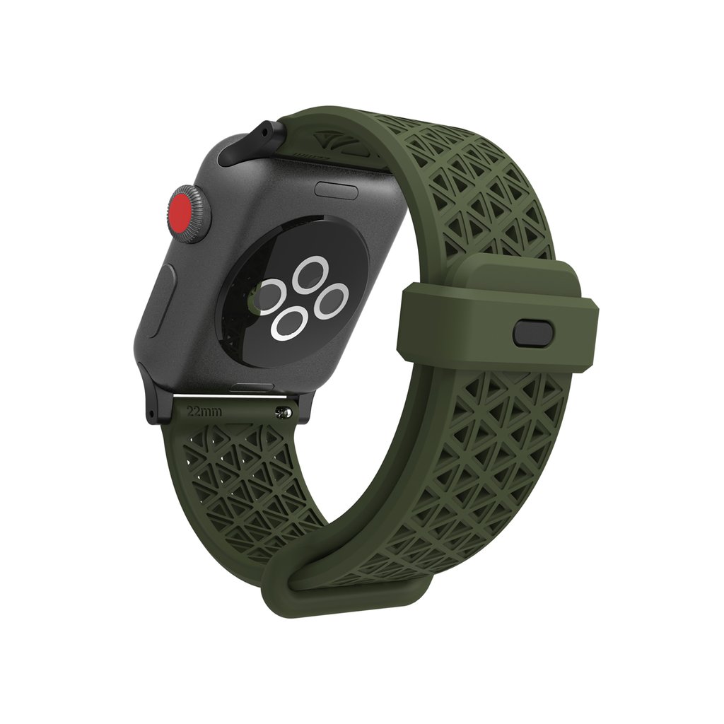 SPORT BAND FOR 38MM APPLE WATCH - ARMY GREEN - Image 3