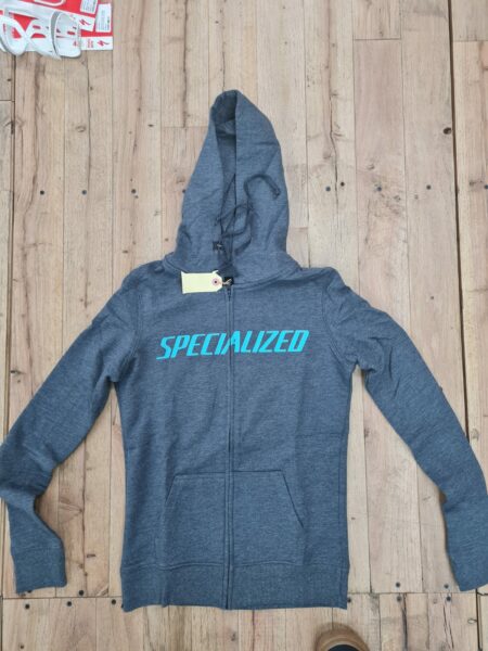 Specialized - Podium Hoodie Women Carbon/Grey/Light Turquoise - Size XS