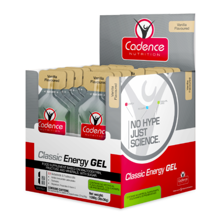 Cadence Nutrition Classic Energy Gel Vanilla 30 x Box