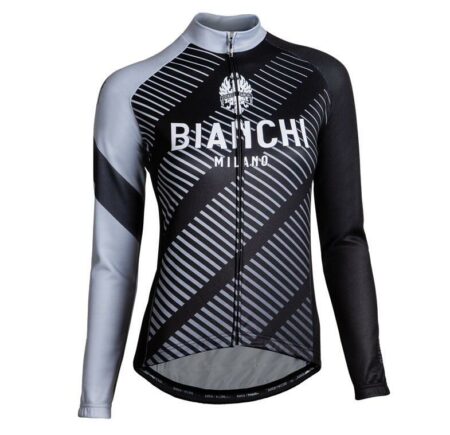Jersey Bianchi (long sleeve) Lady Catria Black & Grey