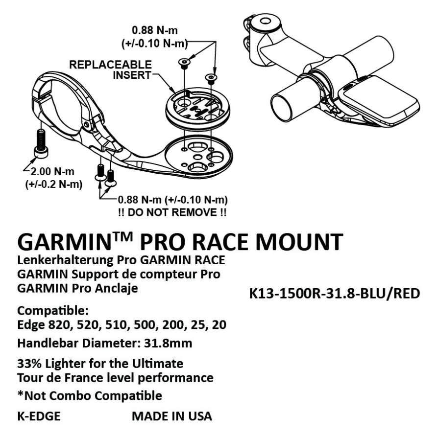 Garmin Race Mount Black and Silver - Image 3