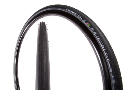 Vredestein Fortezza Tricomp 700x25C Folding Tyre + Free Yaw Race Tube