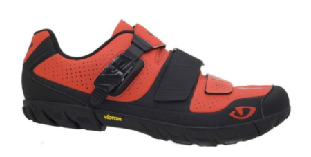 Giro Shoe Terraduro Mtb - Gloss Red/Black - Size 42