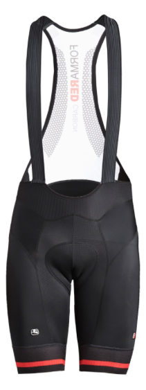 GIORDANA FR-CARBON BIB SHORTS - BLACK/RED