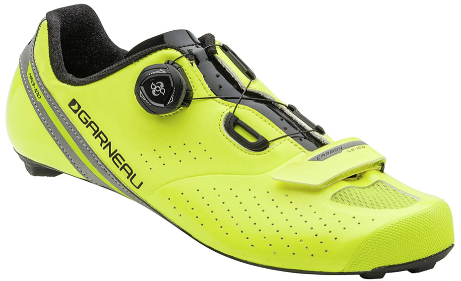 Louis Garneau Carbon LS-100 II Road Shoe - Fluo Yellow/Black - Image 3