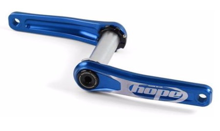Hope Tech Crankset No Spider 68/73MM 175MM Blue