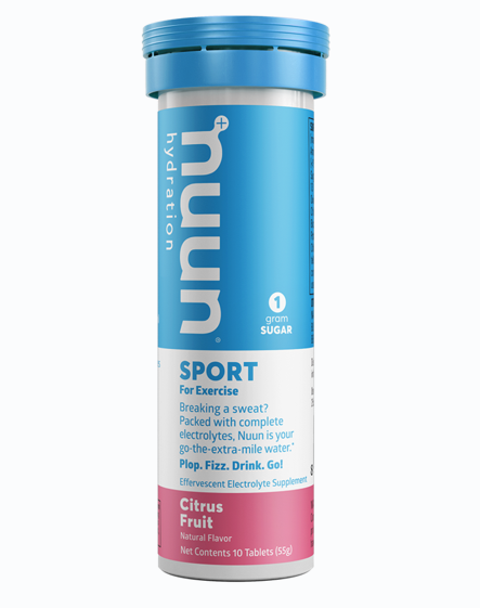 Nuun Sport Citrus Fruit Hydration Tablets x6 Tubes