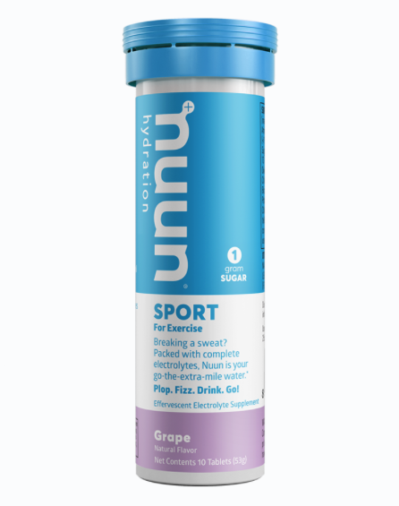 Nuun Sport Grape Hydration Tablets x6 Tubes