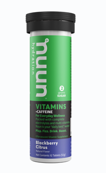 Nuun Vitamins Blackberry Citrus Caffeine x6 Tubes