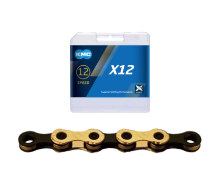 KMC Chain 12 SP 12-Speed TI-N GOLD/BLACK
