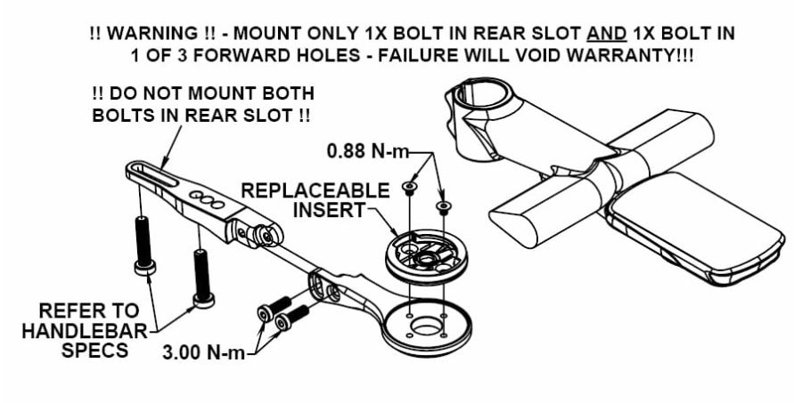 K-EDGE IHS Garmin Splayed Mount - Image 3