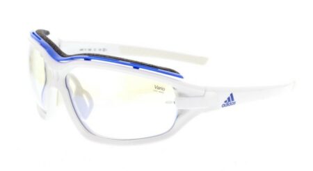 ADIDAS EVIL EYE EVO PRO -SMALL SHINY WHITE FRAME WITH VARIO BLUE MIRROR LENSES