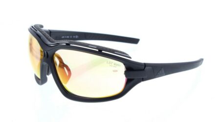 ADIDAS  EVIL EYE EVO PRO S MATT BLACK FRAME WITH LST BRIGHT VARIO PURPLE MIRROR LENSES