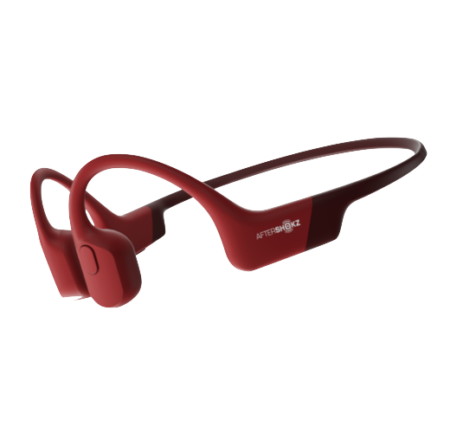 Aftershokz Aeropex Bone Conduction Headphones Solar Red