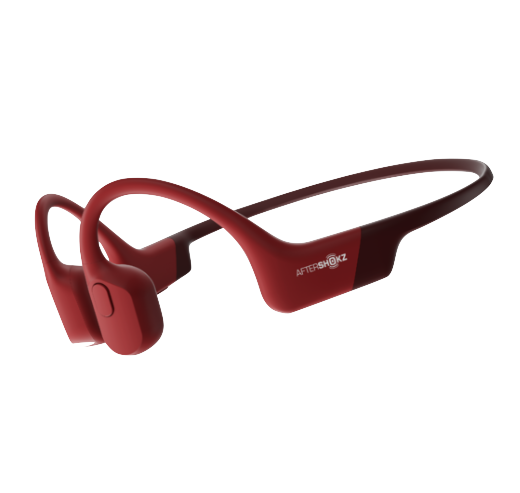 Aftershokz Aeropex Bone Conduction Headphones Solar Red