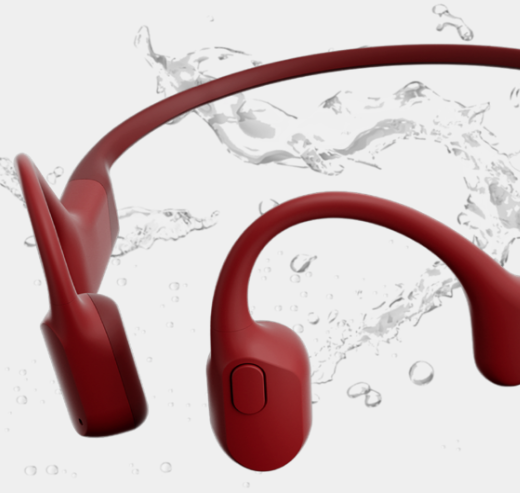 Aftershokz Aeropex Bone Conduction Headphones Solar Red - Image 4