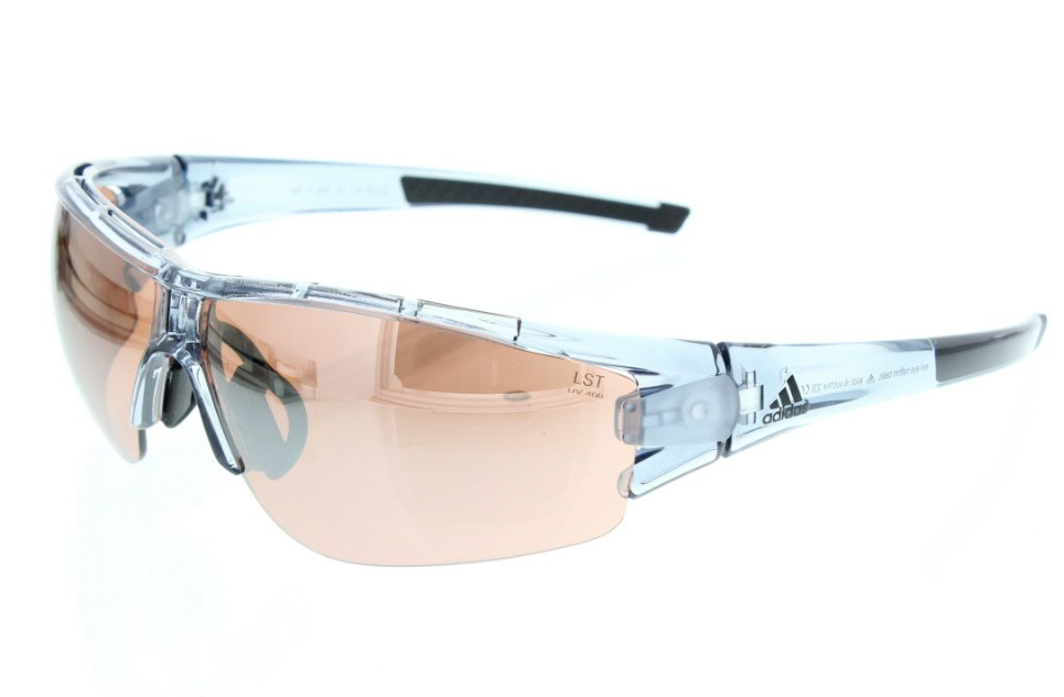 EYE EYE HALFRIM - LARGE GREY TRANSPARENT SHINY FRAME WITH LST ACTIVE SILVER LENSES