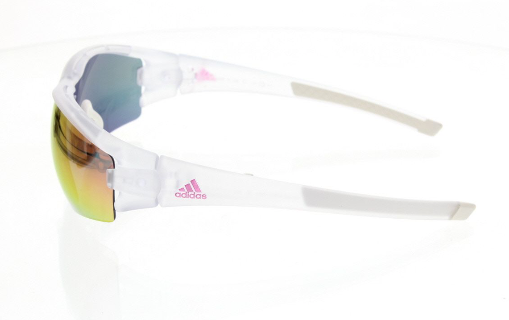 EYE EYE HALFRIM - EXTRA SMALL CRYSTAL MATT FRAME WITH PURPLE MIRROR LENSES - Image 3