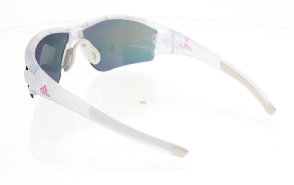 EYE EYE HALFRIM - EXTRA SMALL CRYSTAL MATT FRAME WITH PURPLE MIRROR LENSES - Image 4