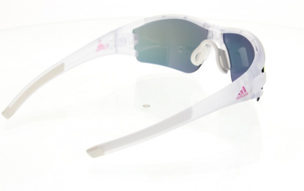 EYE EYE HALFRIM - EXTRA SMALL CRYSTAL MATT FRAME WITH PURPLE MIRROR LENSES - Image 5