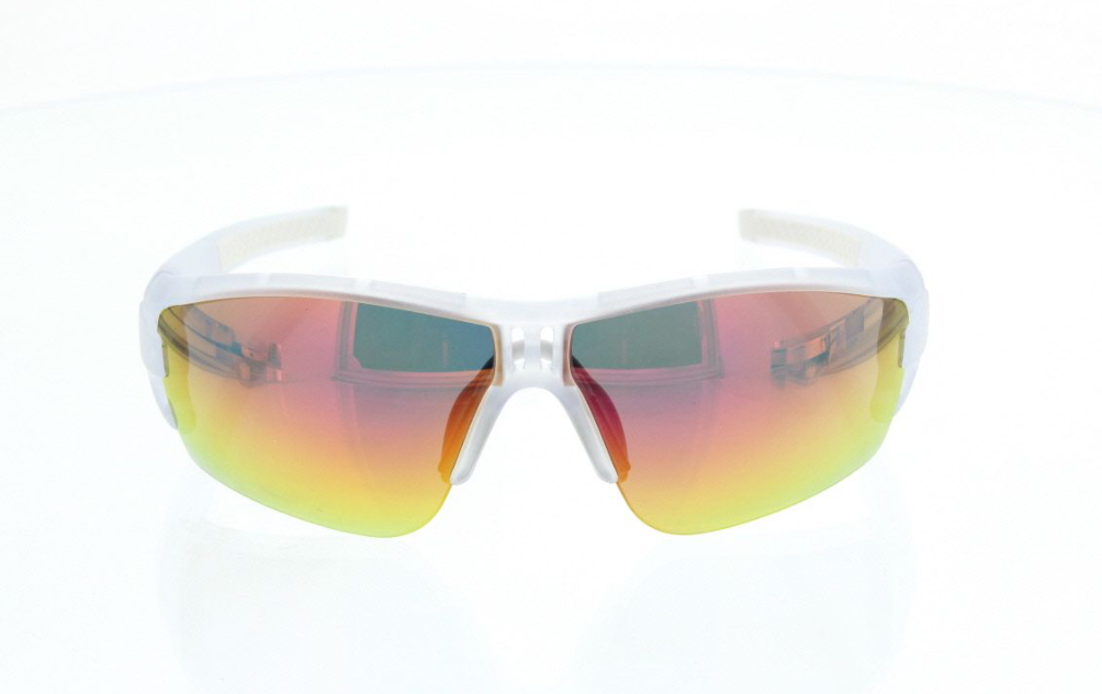 EYE EYE HALFRIM - EXTRA SMALL CRYSTAL MATT FRAME WITH PURPLE MIRROR LENSES - Image 7