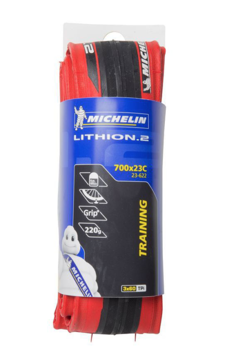 Michelin Lithion 2 TS V2(700x23)Red/Black