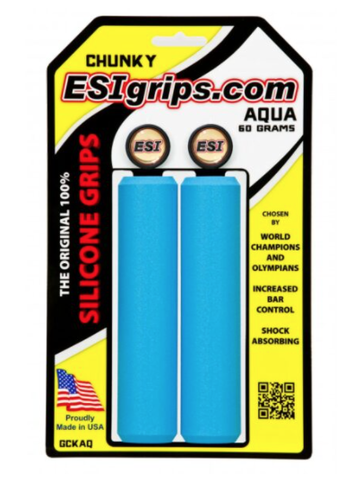 ESI Chunky Silicone Grips Aqua