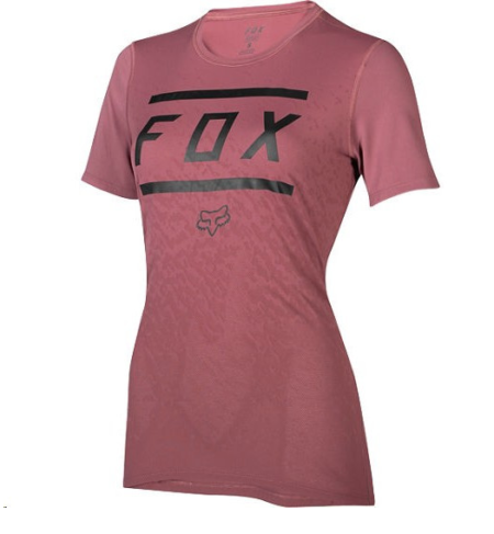 Fox Ladies Ripley Short Sleeve Jersey Dust Rose