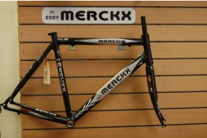 Eddy Merckx MXM Carbon Sloping Frame Only Silver/Black - Size 50