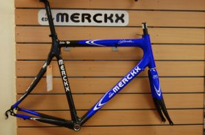 Eddy Merckx SXM Carbon Sloping Frame Only Blue/Black - Size 58