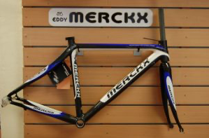 Eddy Merckx EXM Monocoque Carbon Frame Only Blue/Black - Size 44
