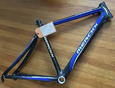 Eddy Merckx LXM Carbon Sloping Frame Only Blue/Black - Size 41