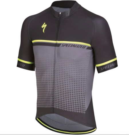 Specialized - SL Expert Jersey Short Sleeve Anthracite/Neon Yellow - Size L