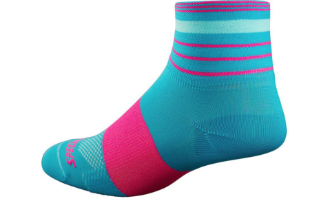 Specialized - RBX Mid Sock Women Turquoise/Neon Pink - Size M/L