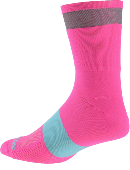 Specialized - Reflect Tall Sock Women Neon Pink - Size M/L