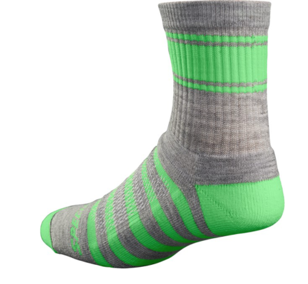 Specialized - Mountain Tall Sock Light Grey/Monster Green - Size S/M