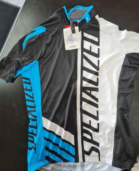 Specialized - Pro Racing Jersey Short Sleeve Black/White/Light Blue - Size S