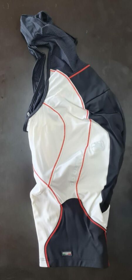 Giordana Technical Blend Bibshorts Black/White - Size XXXL