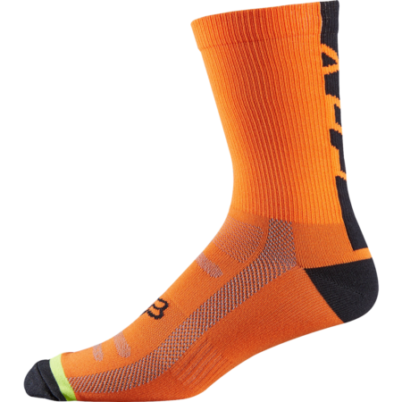 Fox DH 6" MTB Sock Flo Orange Small/Medium